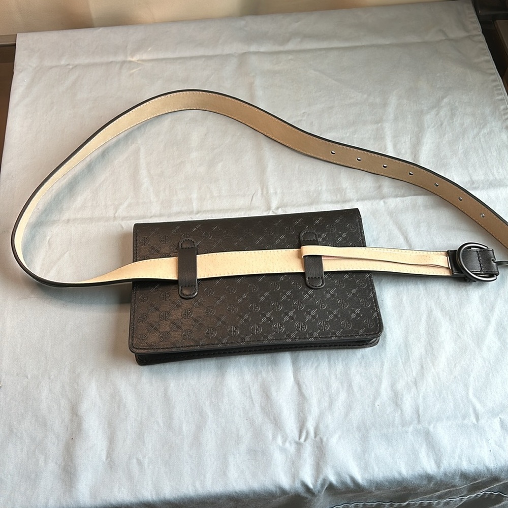 Gianni Bernini black buckle logo belt bag - Picture 3 of 8